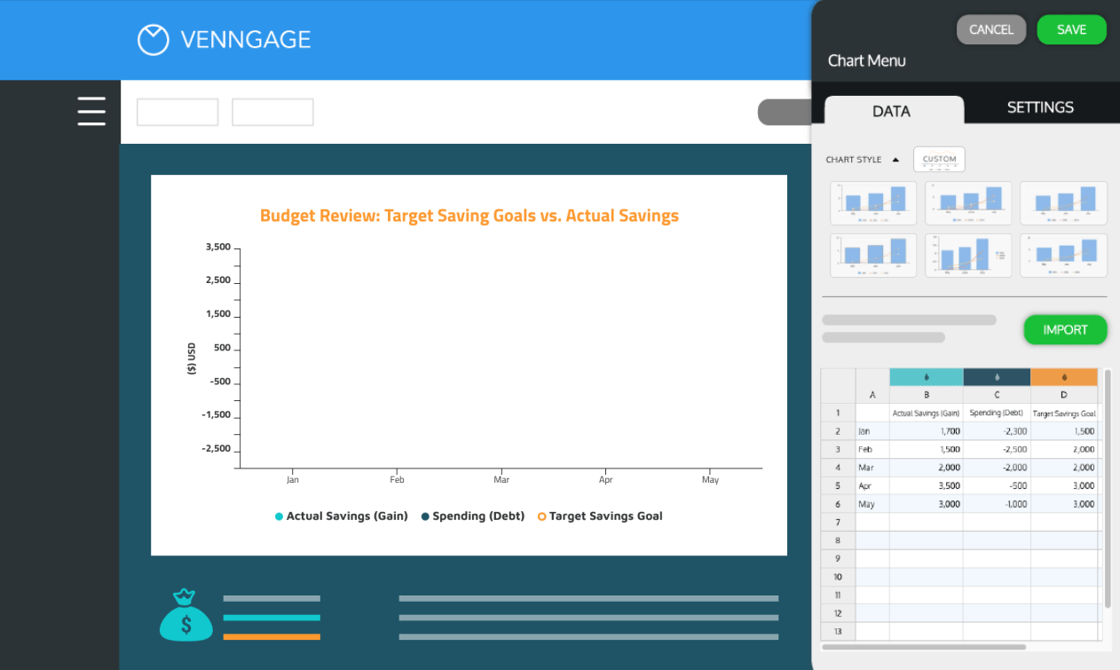 Canva vs Venngage Chart Tool Venngage