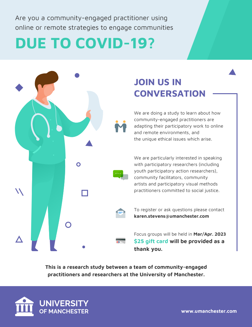 COVID-19 Healthcare Study Poster Template